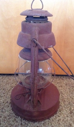 Vintage Rustic Embury No 2 Air Pilot Lantern/Lamp Barn Farm Globe~Warsaw NY
