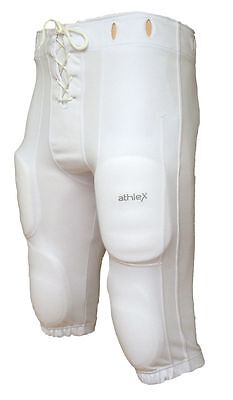 Athlex American Football Hose - Game Pant- Football Pants - weiß - Ohne Pads!