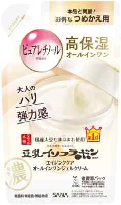 SANA  NAMERAKA HONPO Soymilk Isoflavone Wrinkle Gel Cream Refill 100g