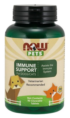 Now Foods Pet Immune Support (для кошек и собак) 90 пастилок