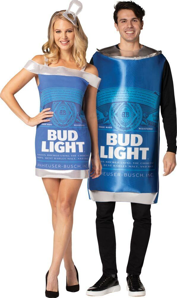Bud Light Can Tunic & Dress Couples Halloween Costume