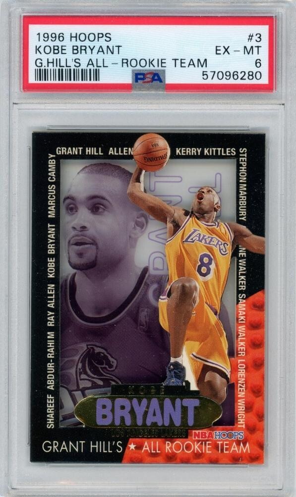 その他 1996-97 Hoops - Grant's All-Rookies Kobe Kobe Bryant 1996-97 Hoops Grant Hill's All-Rookie Team #3