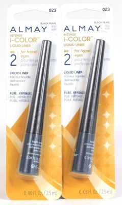 2 Almay 023 Black Pearl Intense No 2 I Color Pure Liquid Liner For Hazel Eyes