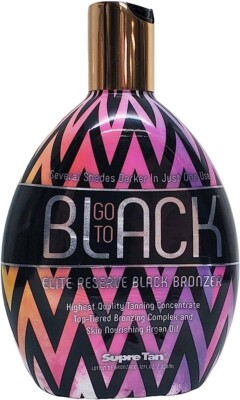 Supre Go To Black Elite Reserve Black Bronzer Tanning Bed Lotion 13.5oz