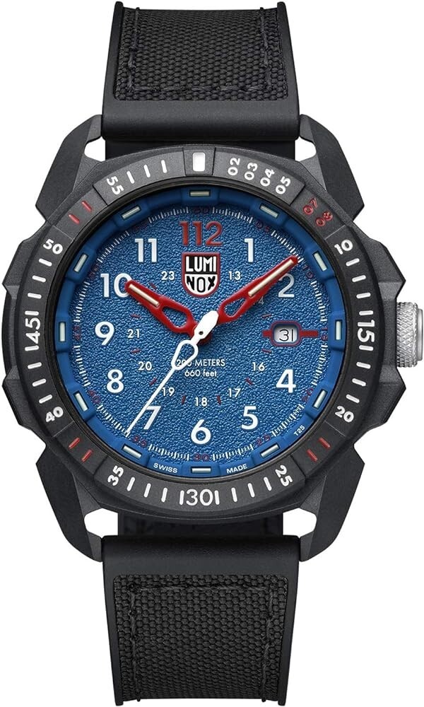 Pre-owned Luminox Men's 46 Mm Ice-sar Arctic Blue Dial Sapphire Crystal Watch Xl.1003