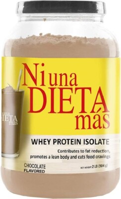 NI UNA DIETA MAS - Whey Protein Isolate (chocolate) No Sugar, No Lactose
