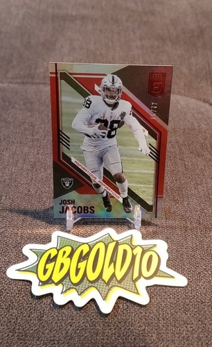 PANINI NFLカード DONRUSS ELITE JOSH JACOBS OAKLAND RAIDERS 68/75 #TC-JJ1 送料無料 中古 IT1 PANINI NFLカード DONRUSS ELITE JOSH JACOBS OAKLAND RAIDERS
