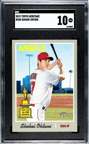 大谷翔平　2019 TOPPS HERITAGE SHOHEI OHTANI 2019 Topps Heritage Shohei Ohtani Rookie Of The Year Los