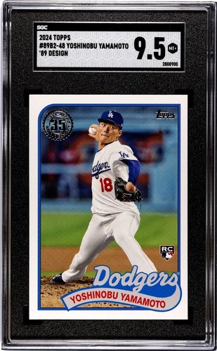 2024 Topps Yoshinobu Yamamoto '89 Design #89B2-48 SGC 9.5 | eBay