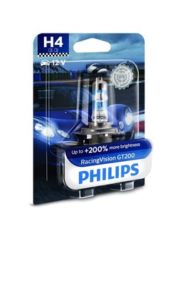 Fit For Philips Automotive H4 12342 Racing vision Gt200 12V 60/55W P43T-38 B1