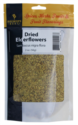 Brewer's Best Brewing Herb's and Spices - Dried Elderflowers, 2 oz