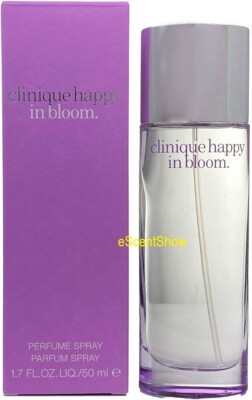 CLINIQUE HAPPY IN BLOOM PERFUME 1.7 OZ / 50 ML EAU DE PARFUM SPRAY FULL SIZE NIB