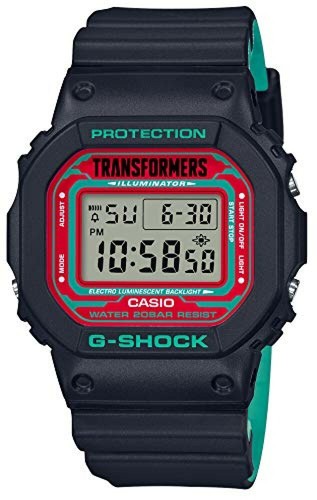 Pre-owned G-shock Casio  Watch Dw-5600tf19-set Transformers Collaboration Model Men Digital