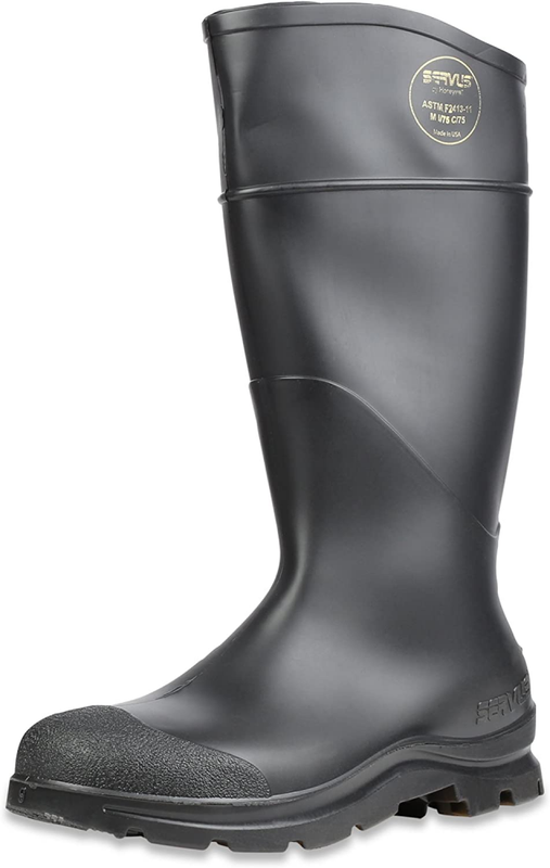 's Work Boots, Black -...