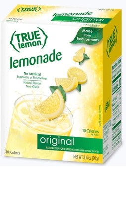 TRUE LEMON Original Lemonade Drink Mix| Made from Real Lemon | No Preservativ...