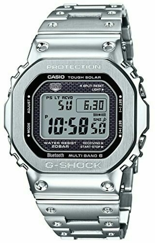 Pre-owned Casio G-shock Solar Radio Toughness Watch Gmw-b5000d-1jf Bluetooth Metal