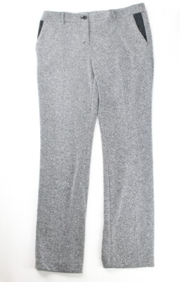

Серые расклешенные твидовые брюки Jones New York 12, Grey