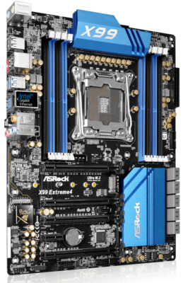 ASRock X99 Extreme4 & Intel 12 Core CPU + 64GB DDR4 RAM Motherboard Combo