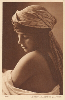 CPA « Ayada», Jeune Fille au Turban par Lehnert & Landrock Tunis Ca 1904