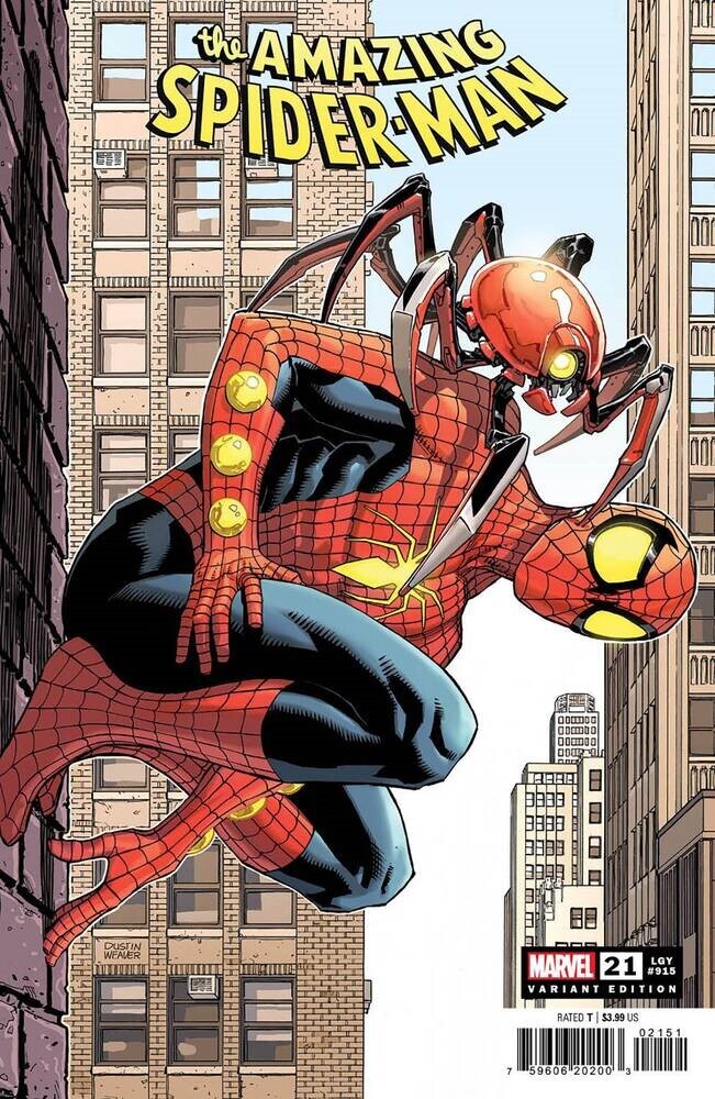 AMAZING SPIDER-MAN #21 - Weaver 1:25 Variant - NM - Marvel