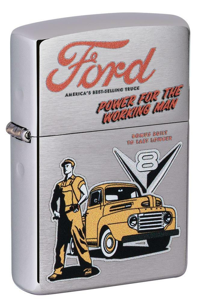 Zippo 49306 Windproof Ford F1, V8 Truck Lighter, Vintage