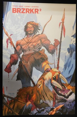 BRZRKR 2 BOOM COMIC 2ND PRINT KEANU REEVES KINDT GARNEY CRABTREE MORA 2021 NM