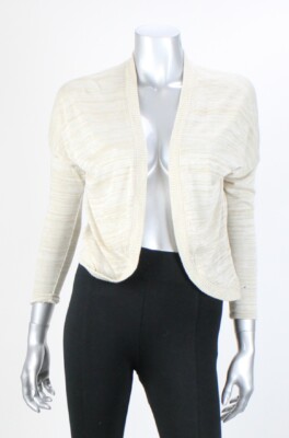 Belle Du Jour New Oatmeal Open Sweater L $ 39