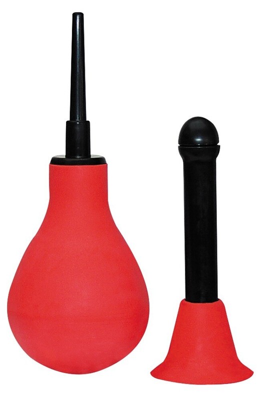 You2toys Intimdusche - Klistier-Spritze, 2 AufsÃ¤Tze, Stopper, Pumpball