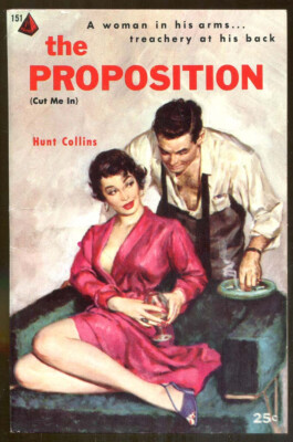 The Proposition by Evan Hunter writing as Hunt Collins-Pyramid Paperback-1955