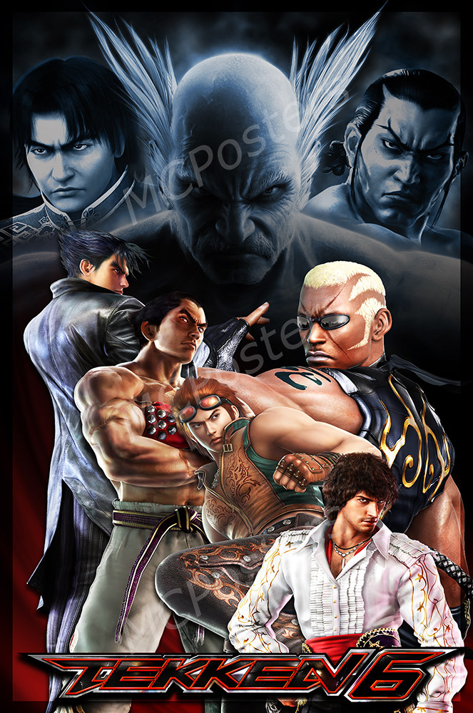 B2ポスター 鉄拳6 PS3/XBOX360 Tekken 6 PS3 XBOX 360 Premium POSTER MADE IN USA - TEKA06 | eBay