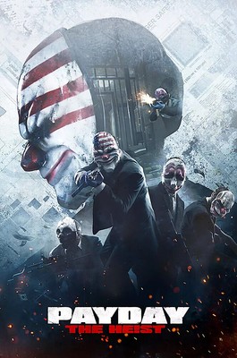 Payday The Heist PS3 PSP  POSTER MADE IN USA
