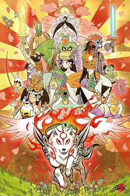 Okami HD Switch PS4 XBOX ONE PS3 PS2  POSTER MADE IN USA