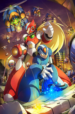 Mega Man X Zero Switch SNES NES PS4 PS3 PC Premium POSTER MADE IN USA - MMX005