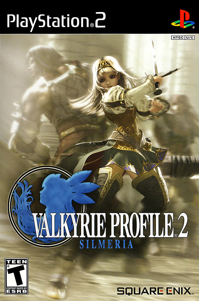 Valkyrie Profile 2 Silmeria PS2 BOX ART Premium POSTER MADE