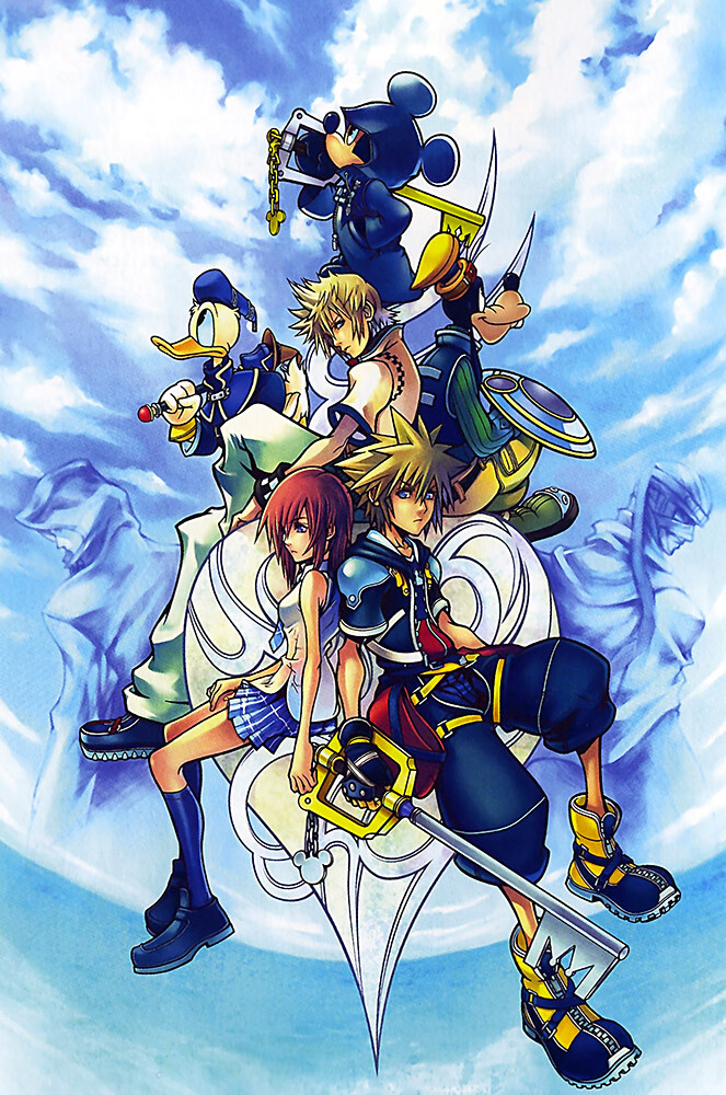 KINGDOM HEARTS II ポスター Kingdom Hearts II 2 PS2 PS3 Premium POSTER MADE IN USA
