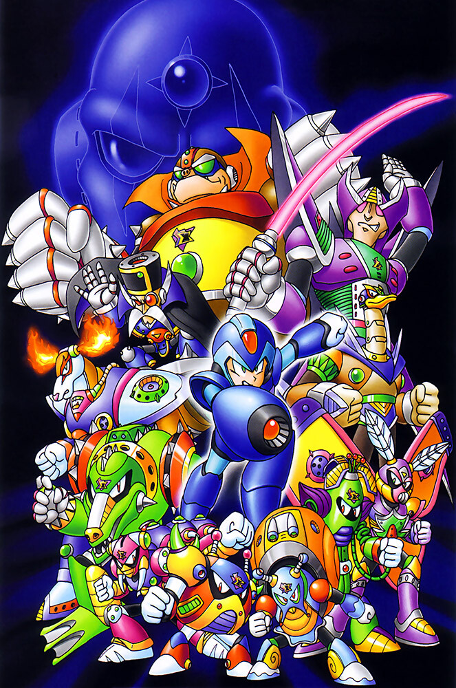 【SALE】 THE SECOND掲載8ページSET（ポスターサイズ）#5784 Mega Man Rockman X2 SNES PS1 PS2 SaturnPremium POSTER MADE