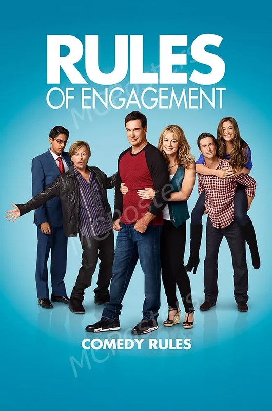 Rules of Engagement TV Show Series Premium POSTER MADE IN
