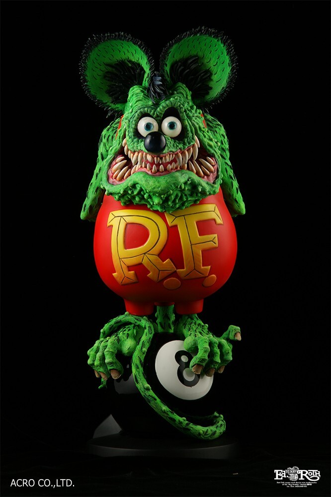 特撮 Rat fink RAT FINK Kustom Monster Figure Japan Exclusive Ed Roth Gray