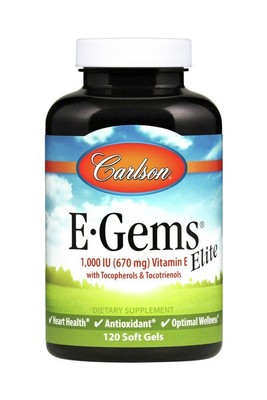 Carlson Laboratories E-Gems Elite 1000 120 мягких таблеток