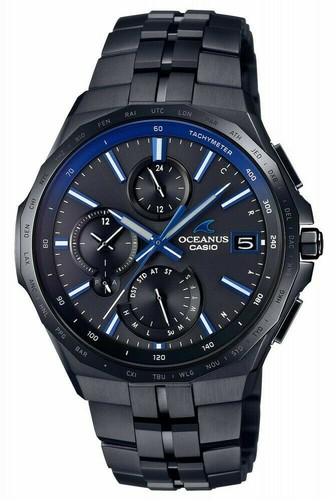 Pre-owned Casio Watch Oceanus Manta Bluetooth Equipped Radio Solar Ocw-s5000b-1ajf Men's