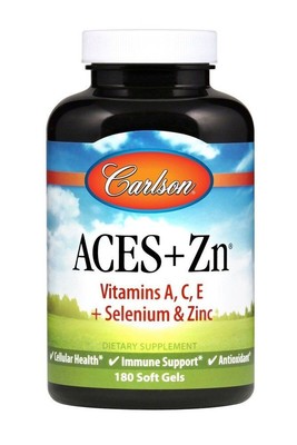 Carlson Laboratories Aces + Zn Антиоксиданты 180 капсул