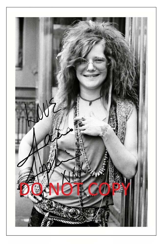 JANIS JOPLIN Autographed Signed 8x10 Reprint Photo !! | eBay