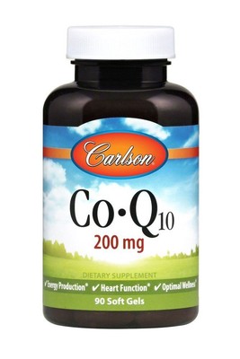 Carlson Laboratories CoQ10 200 мг 90 мягких таблеток