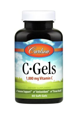 Carlson Laboratories C Gel 1000 мг 60 мягких капсул