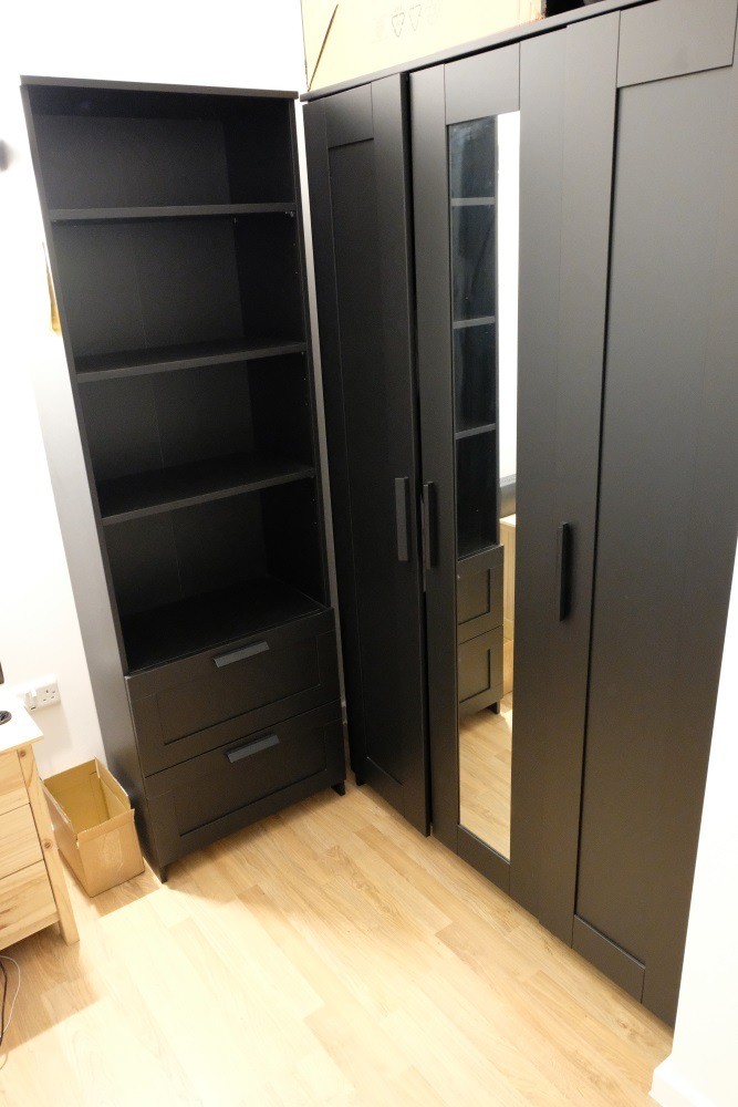 Ikea Large Wardrobe Brimnes And Billy Book Case In