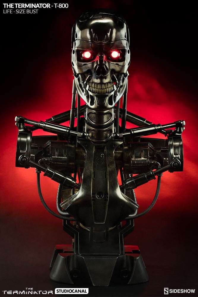 ロボット Terminator T800 bust Sideshow Terminator 1:1 Bust — Bigshot Toyworks