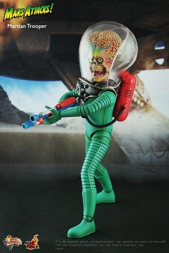 マーズアタック Martian Soldier Hot Toys 激レア New Hot Toys 1/6 Mars Attack! Martian Soldier MMS107 Japan