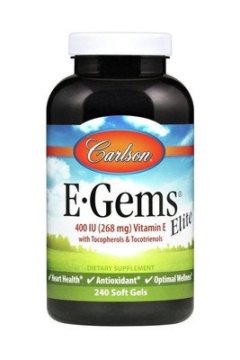 Carlson Laboratories E Gems Elite 400 МЕ 240 капсул