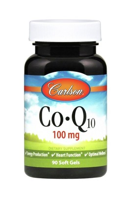 Carlson Laboratories CoQ10 100 мг 90 мягких капсул