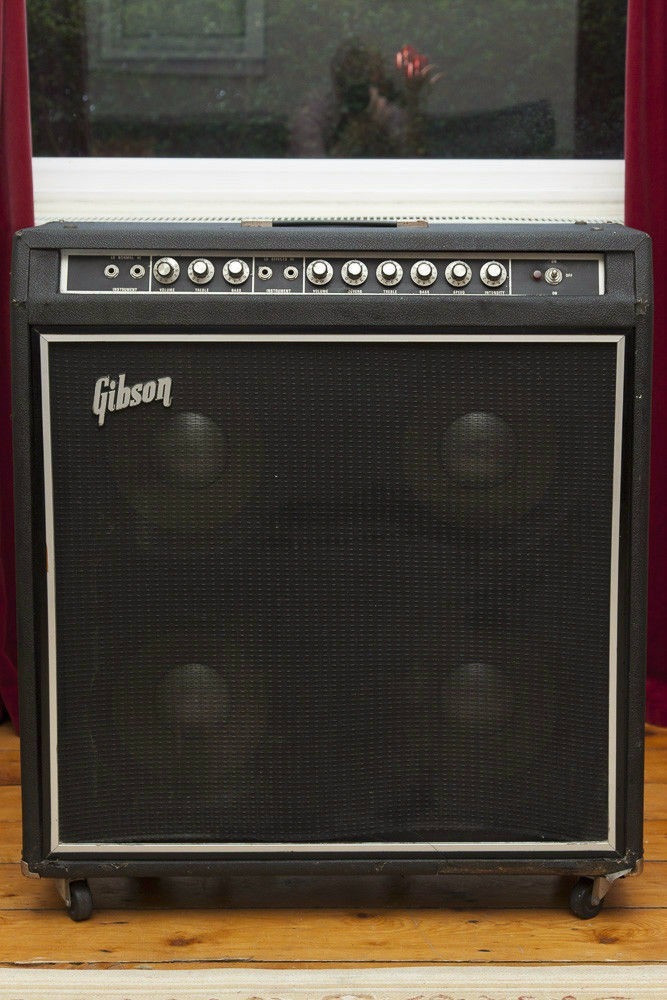 Vintage Amp Gibson G80 Guitar Amplifier (1973). Solid state combo, 4 x